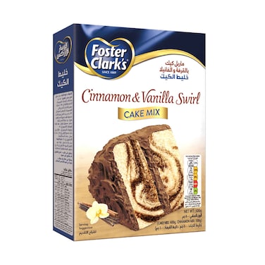 كيك فوستر كلاركس بمزيج القرفة والفانيليا500 جرام