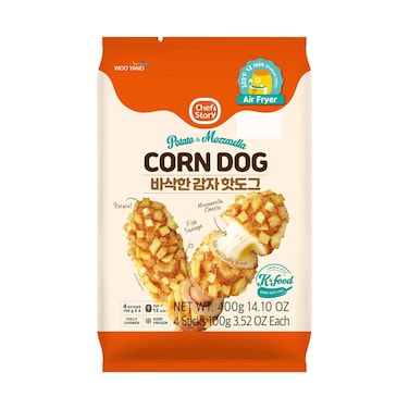 قصة الشيف كورن دوج البطاطس والموزاريلا 400 جرام