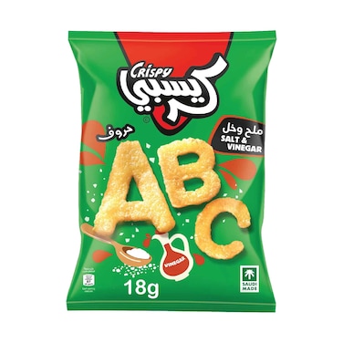 رقائق بطاطس مقرمشة بالملح والخل ١٨ غ