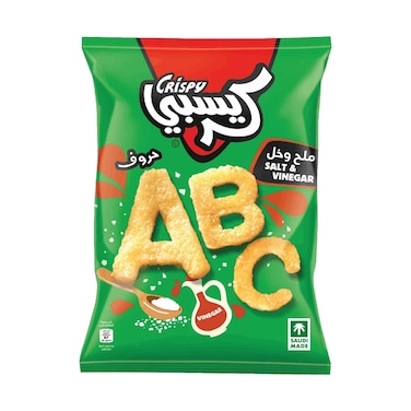 كريسبي أحرف ملح وخل ٨٠ غرام