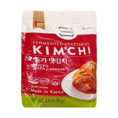 Jongga Kimchi Fermented Vegetables Sliced Napa Cabbage 80g