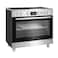 Beko Electric Ceramic Cooker 5 Vitroceramic Zones BGM30203EX 90cm Stainless Steel