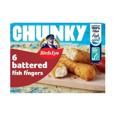 Birds Eye Frozen Chunky Battered Fish Fingers 360g