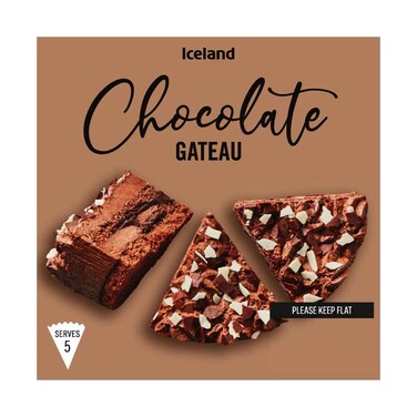 Iceland Frozen Ice Cream Chocolate Gateau 350g