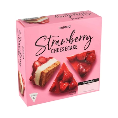 Iceland Frozen Strawberry Cheese Cake 540g