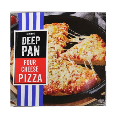 Iceland Frozen Pizza Deep Pan Four Cheese 382g