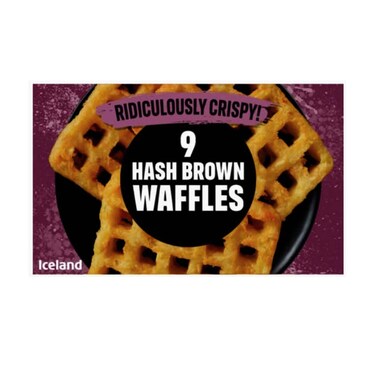 Iceland Frozen Ridiculously Crispy Hash Brown Waffles 504g