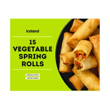 Iceland Frozen Vegetable Spring Rolls 300g