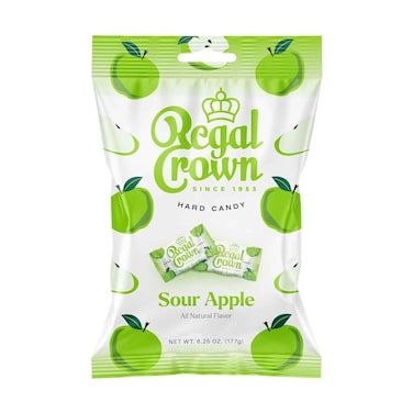 Regal Crown Sour Apple Hard Candy 177g