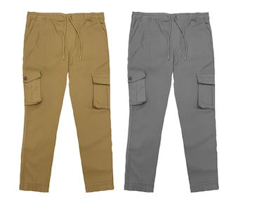 Men's Cargo Pants, Size 34 Assorted