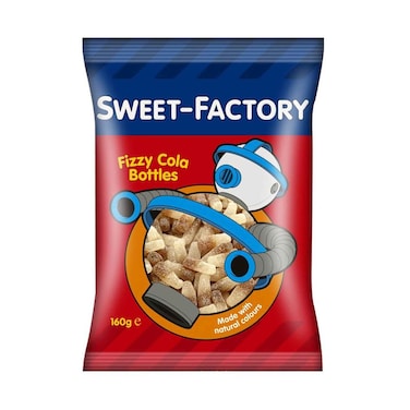 Sweet Factory Fizzy Cola Botteles 160g