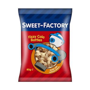 زجاجات كولا غازية من سويت فاكتوري ٨٠ غرام