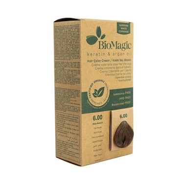 Biomagic Keratin &amp; Argan Oil Hair Color Cream 6.00 Dark Blonde