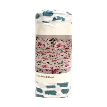 Fitted Sheet King Size Assorted 180x200+13cm