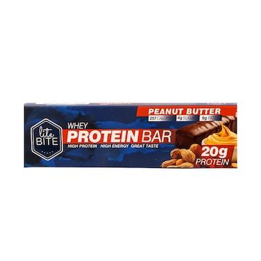 Lite Bite Whey Protein Bar With Peanut Butter Flavour 70g