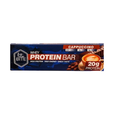 Lite Bite Whey Protein Bar With Cappuccino Flavour 70g