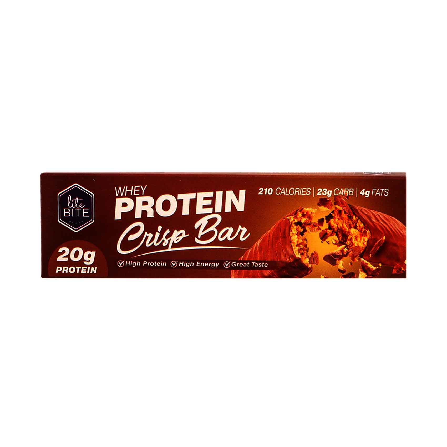 Lite Bite Whey Protein Crisp Bar 70g