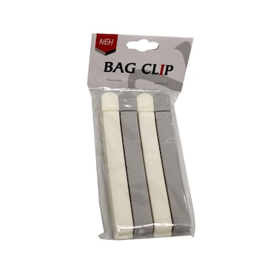 مشابك أكياس مقاس 12x1 سم عدد 4 قطع متنوعة