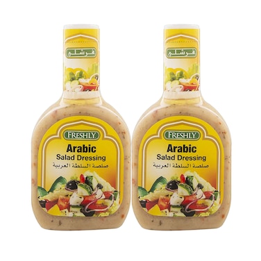 صوص سلطة فريشلي متنوعة 473 مل × 2 قطعة