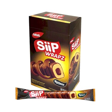Nabit Siip Wrapz Chocoate Coated Snack 174g