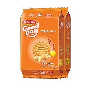 Britannia Good Day Cashew Cookies 576gx2 Pieces