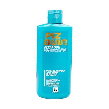 Piz Buin Moisturising Lotion After Sun, Soothing &amp; Cooling With Aloe Vera &amp; Mint Extract 200ml