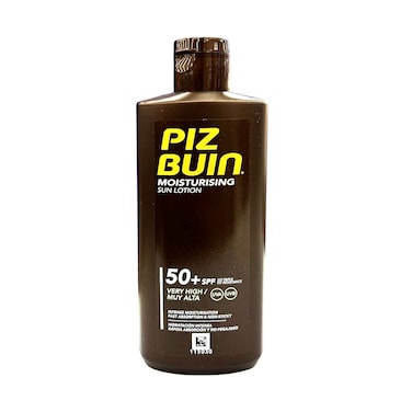 Piz Buin Mositurising Sun Lotion 50+ Spf Very High, Intense Moisture &amp; Fast Absorption &amp; Non-Sticky 200ml