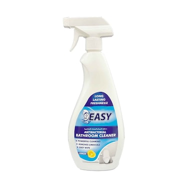 9Easy Antibacterial Bathroom Cleaner Spray, Lemon Scent 650ml