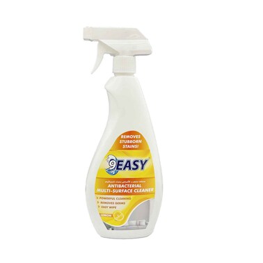 9Easy Antibacterial Multi-Surface Cleaner Spray, Lemon Scent 650ml