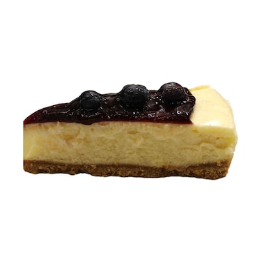 كيك تشيز توت أزرق  شريحة