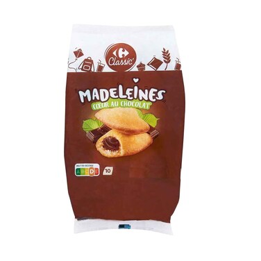 Carrefour Classic Chocolate Heart Madeleines 400g