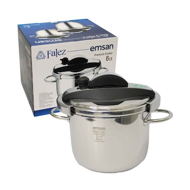 قدر ضغط ستانلس ستيل فالِز إمسان 6 لتر