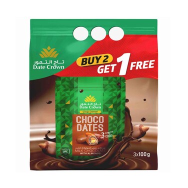 Date Crown Milk Chocolate Dates 300g