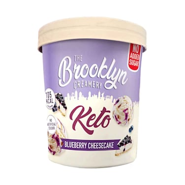 The Brooklyn Creamery Keto Ice Cream Cup, Blueberry Cheesecake 450ml