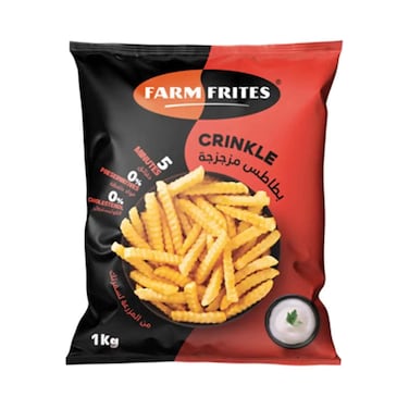 Farm Frites Frozen Fries Crinkle 1kg