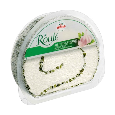 Rians Le Roule Ail &amp; Fines Herbs With Garlic &amp; Herbs Cheese 150g
