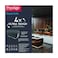 Prestige Essential Cast Aluminum Cookware Non Stick Sauce Pan With Glass Lid 16cm Black
