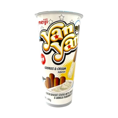 Yan Yan Cookies &amp; Cream Biscuit Sticks 44g