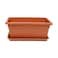 The Garden Center Terracotta Rectangular Plastic Planter 40cm
