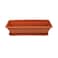 The Garden Center Terracotta Rectangular Plastic Planter 46cm