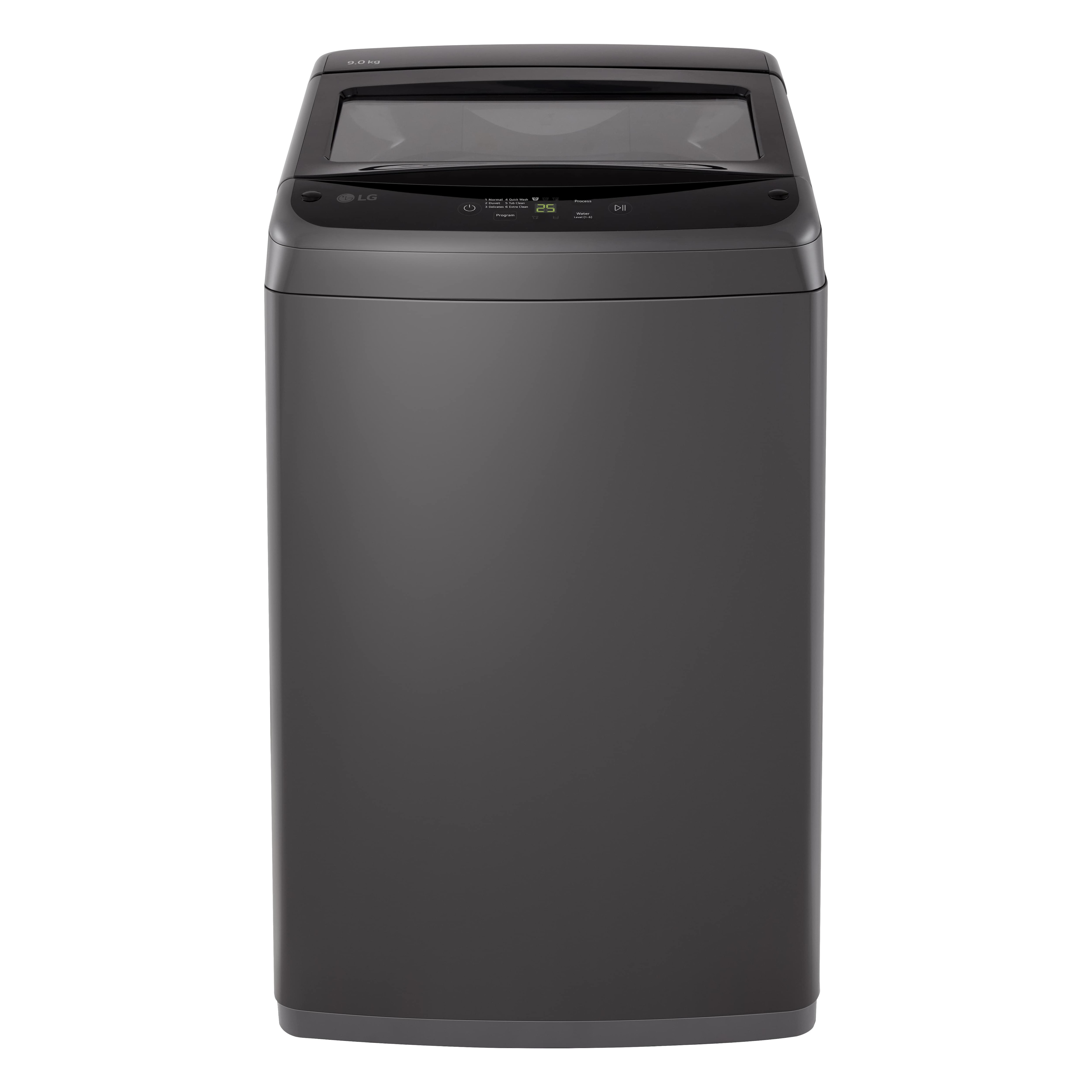 LG Top Load Washing Machine T65S1TDDT2 Black 9Kg