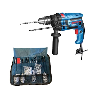 Bosch Professional Impact Drill GSB13 RE + Drill Bit Set