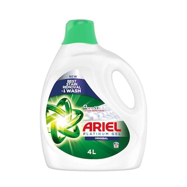 جل منظف أريل بلاتينيوم الأصلي للغسالات الأوتوماتيكية 4 لتر