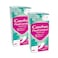 Carefree Flexi Comfort Normal Unscented Normal Size, 44 Liners Pack Of 2