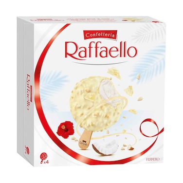 Raffaello Ice Cream Coconut And Almond Stick 47g x 4 Pieces
