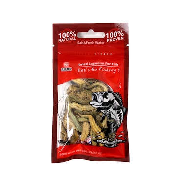 Agroo Dried Lugworm Baits For Fishing Assorted