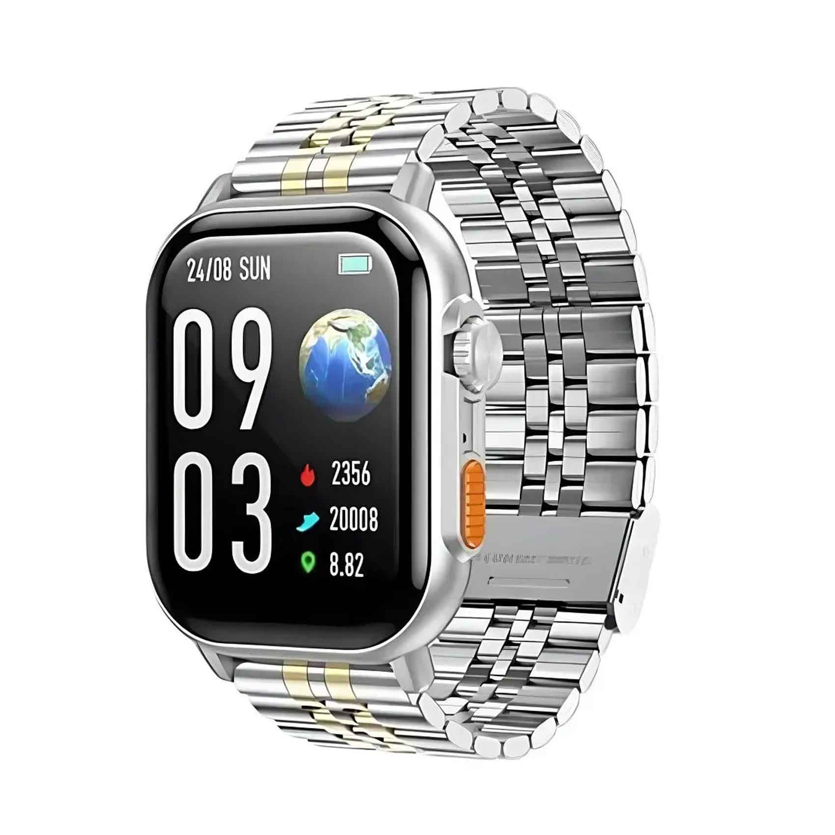 Hoco DYD02 High Definition Sensitive Touch Smart Watch Silver