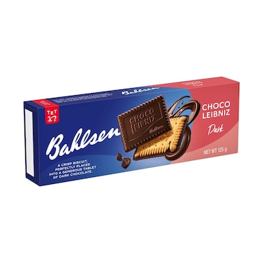 Bahlsen Choco Leibniz Dark Chocolate Biscuit 125g