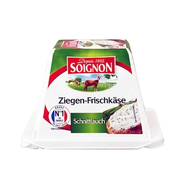 Soignon Spreadable Goat Cheese Chives 150g