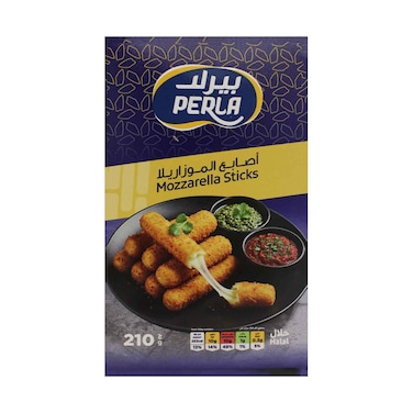 Perla Frozen Mozzarella Sticks 210g